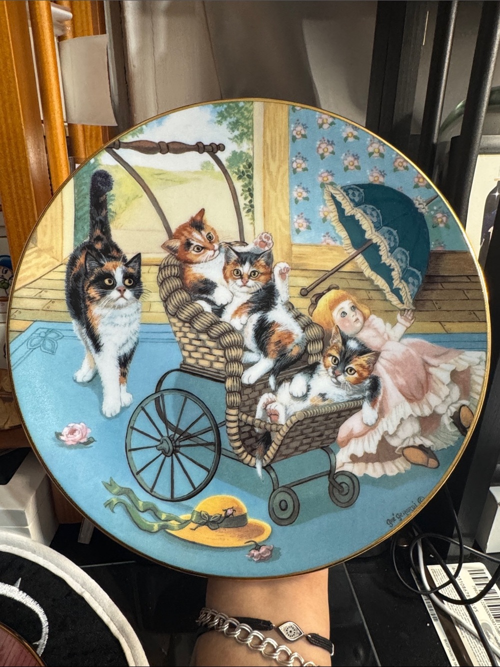 Stroller Derby decorative plate 4608B